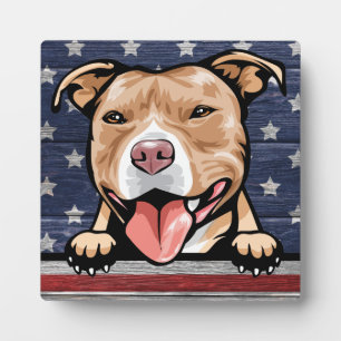 Schöne Dogs Plaque Fotoplatte