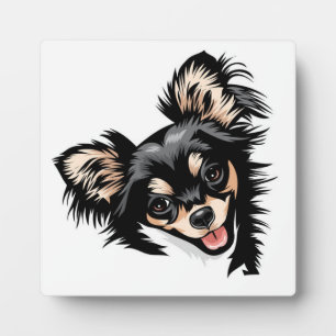 Schöne Dogs Plaque Fotoplatte