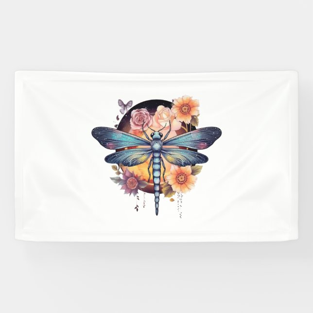 Schöne Dragonfly Banner (Horizontal)