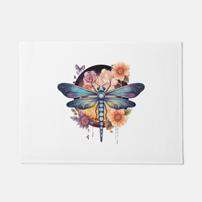 Schöne Dragonfly Fußmatte (Vorderseite)
