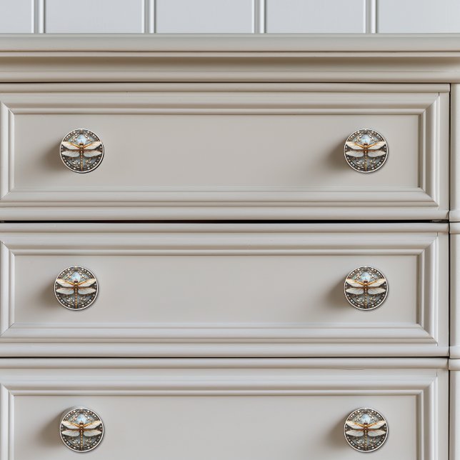 Schöne Dragonfly Gems Gold Mutter von Pearl Keramikknauf (Von Creator hochgeladen)