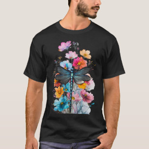 Schöne Dragonfly Kunst, Dichtung und Musik T-Shirt