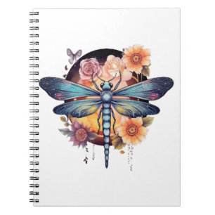 Schöne Dragonfly Notizblock