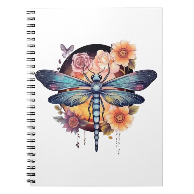 Schöne Dragonfly Notizblock (Vorderseite)