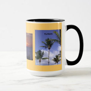 Schöne Drei-Bilder-Florida-Geschenkidee Tasse
