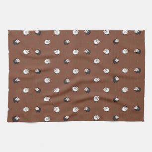 Schöne, dunkle Musterversion Küchentuch