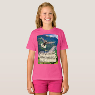 Schöne Eagle-Schrift Isaiah 40:31 T-Shirt