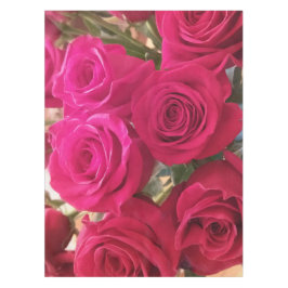 Schöne echte Rote Rosen drucken Tischdecke