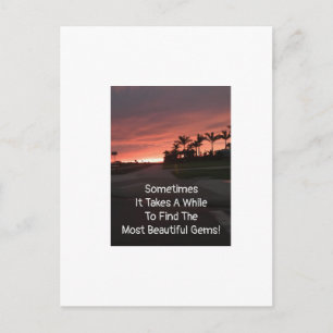 Schöne Edelsteine Postkarte