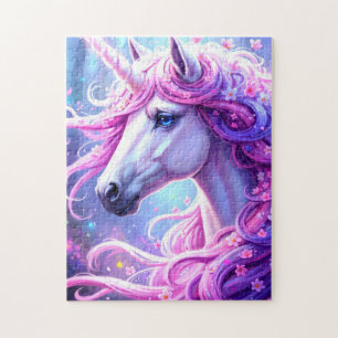 Schöne Einhorn Puzzle