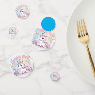 Schöne Einhornparty Konfetti