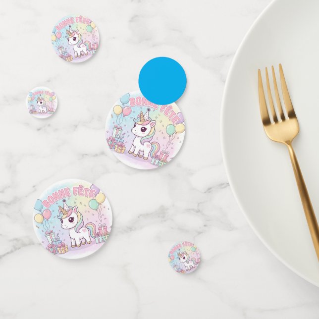 Schöne Einhornparty Konfetti (Gruppe)