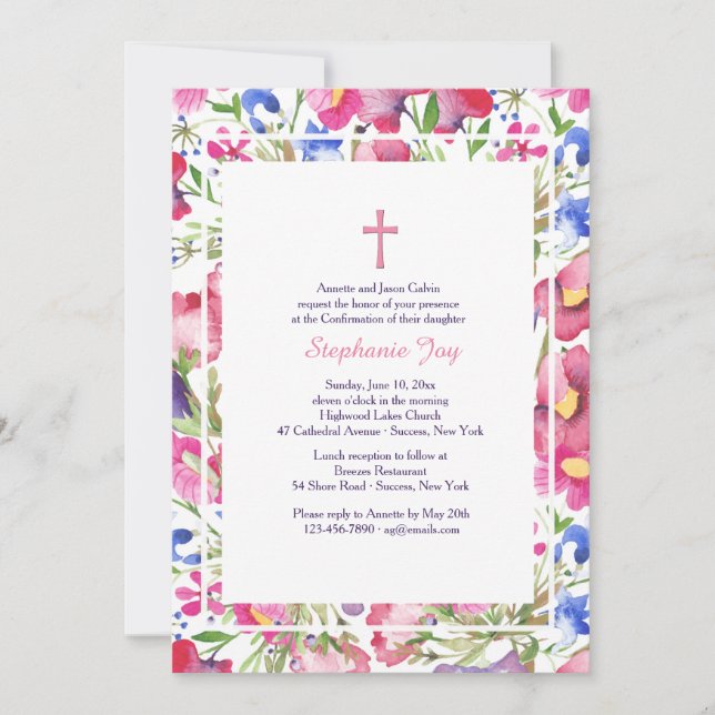 Schöne Einladung (Vorderseite)