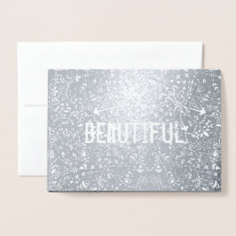 Schöne Elegance Folienkarte