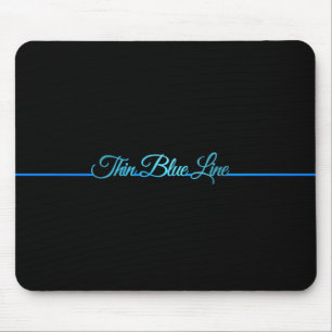 Schöne Elegant Thin Blue Line Mousepad