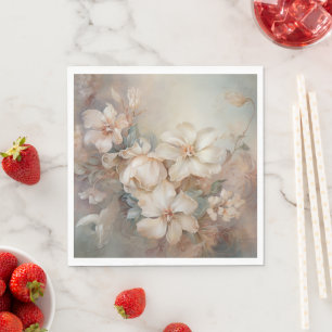 Schöne, elegante Florals Serviette