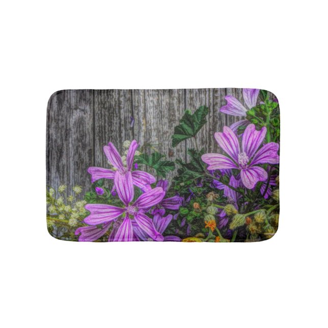 Schöne Elegante Frische Blume Badematte (Vorderseite)