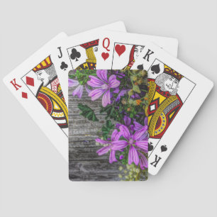 Schöne Elegante Frische Blume Spielkarten
