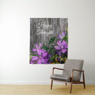 Schöne Elegante Frische Blume Wandteppich