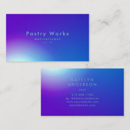 Schöne Elegante Gradient Designer Visitenkarte