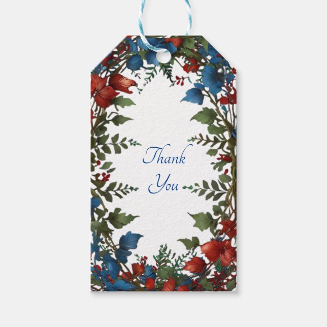 Schöne, elegante und skurrile Dekoration zum Thema Geschenkanhänger (Vorderseite)