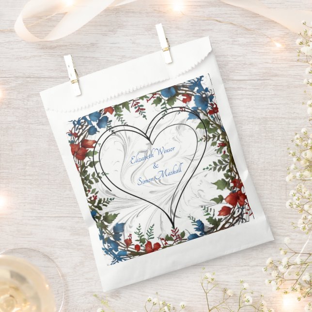 Schöne, elegante und skurrile Dekoration zum Thema Geschenktütchen (Ausgeschnitten)