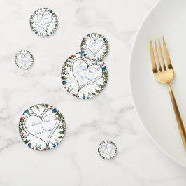 Schöne, elegante und skurrile Dekoration zum Thema Konfetti