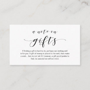 Schöne Eleganz, Schwarzer Schriftart, Ein Hinweis Begleitkarte
