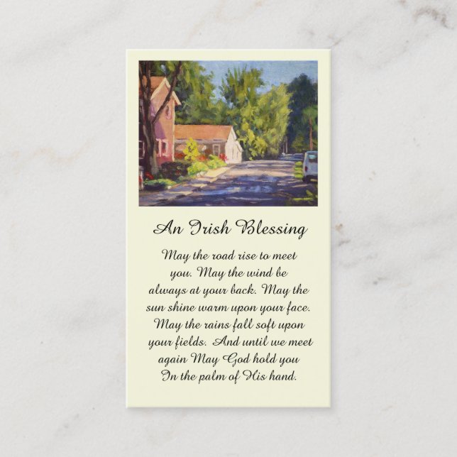 Schöne Elsah Community Street Szene Visitenkarte (Vorderseite)