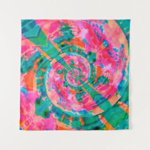 schöne emotionale farbige Illustra Wandteppich