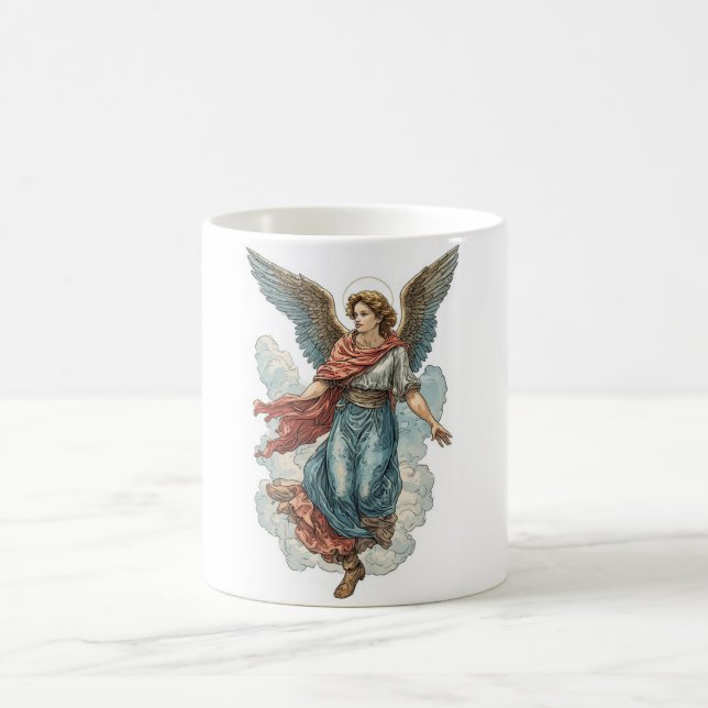 Schöne Engel-Christliche Kaffeetasse (Mittel)