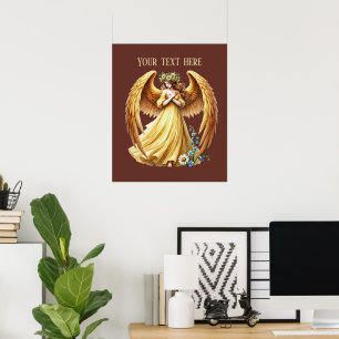 Schöne Engel Liebhaber individuell anpassbar Poster