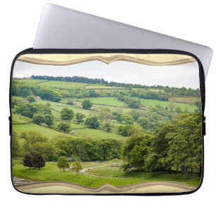 Schöne englische Landschaft Yorkshire Dales Laptopschutzhülle