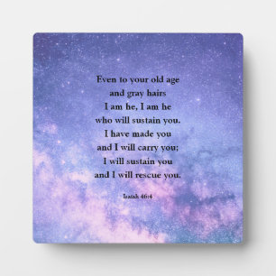 Schöne ermutigende Bibel Verse Isaiah Fotoplatte