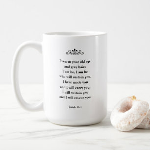 Schöne ermutigende Bibel Verse Isaiah Kaffeetasse