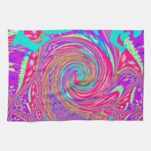 Schöne erstaunliche Liebeswirbel-Text-Kunst-Druck- Küchentuch