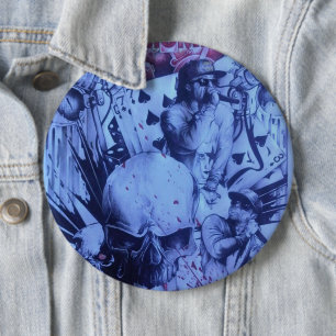 Schöne, erstaunliche Online-Skeezers-Kunstmuster Button
