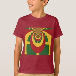Schöne erstaunliche Rasta-Farben Kunstposter T-Shirt