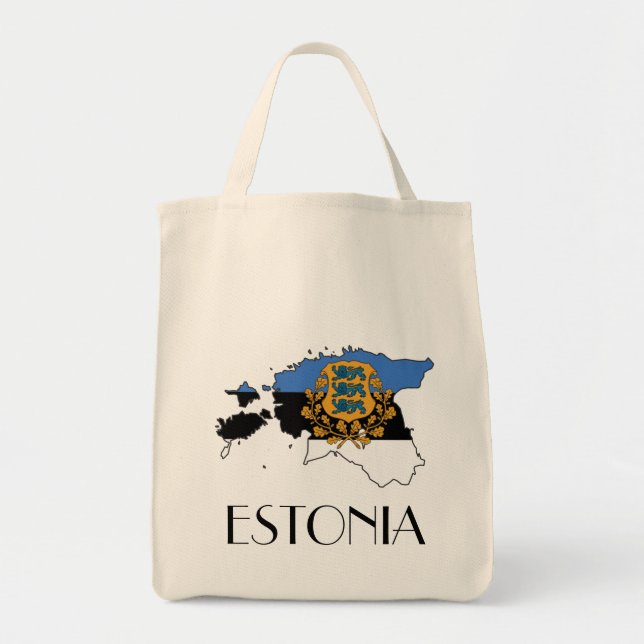 Schöne estnische Lebensmitteltasche! Tragetasche (Vorne)