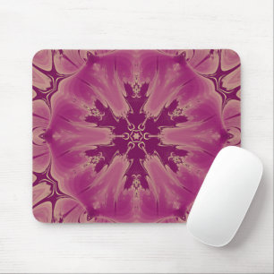 Schöne exotische Blume Lila Schatten Mousepad