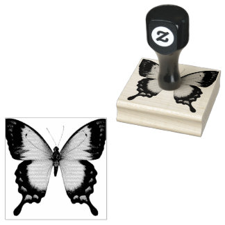 Schöne Extravagante Butterfly Gummistempel