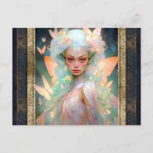 Schöne Faia Fantasy Kunst Postkarte