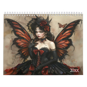 Schöne Fairies Butterflies Elegant Kalender