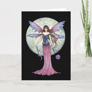Schöne Fairy Grußkarte, Himmelfahrt Vollmond Karte