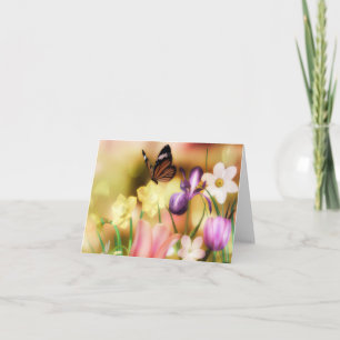 Schöne Fantasie Gartenkarte Karte