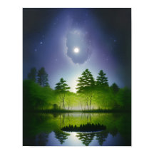 Schöne Fantasie-Landschaft, Realistisch Und Natürl