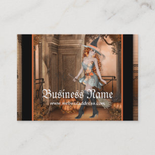 Schöne Fantasie-Visitenkarten der Hexe-1 Visitenkarte