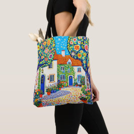 Schöne fantastische Dorf-Tasche