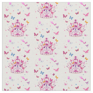 Schöne Fantastische Feminine Kleine Schmetterlinge Stoff