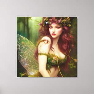 Schöne Fantasy Faicess Prinzessin Leinwanddruck